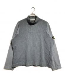 STONE ISLAND（ストーンアイランド）の古着「MOCK NECK SWITCH KNIT/モックネックスイッチニット」｜グレー