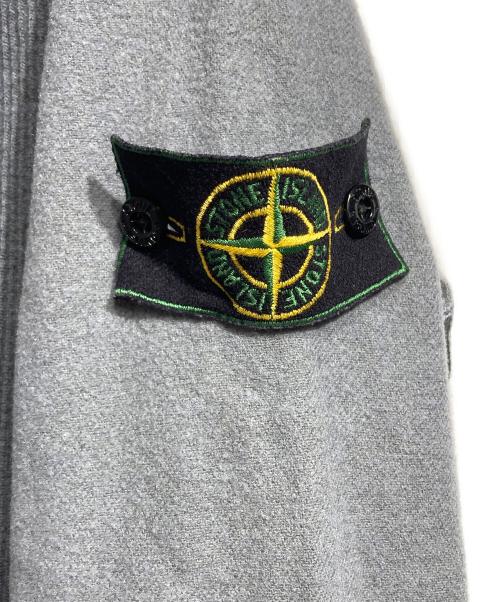 STONE ISLAND（ストーンアイランド）STONE ISLAND (ストーンアイランド) MOCK NECK SWITCH KNIT/モックネックスイッチニット グレー サイズ:Mの古着・服飾アイテム