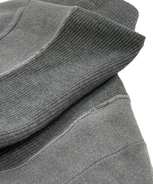 STONE ISLAND（ストーンアイランド）STONE ISLAND (ストーンアイランド) MOCK NECK SWITCH KNIT/モックネックスイッチニット グレー サイズ:Mの古着・服飾アイテム