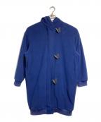 MM6 Maison Margielaエムエムシックスメゾンマルジェラ）の古着「フリースダッフルコート/Fleece Duffle Coat」｜ネイビー