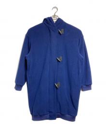 MM6 Maison Margiela（エムエムシックスメゾンマルジェラ）の古着「フリースダッフルコート/Fleece Duffle Coat」｜ネイビー