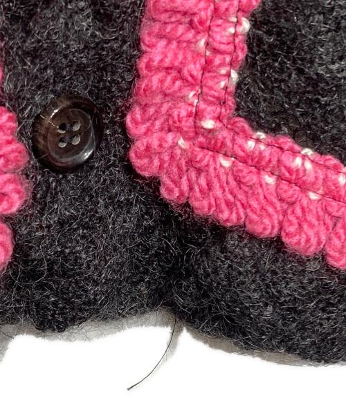 COMME des GARCONS HOMME PLUS（コムデギャルソンオムプリュス）COMME des GARCONS HOMME PLUS (コムデギャルソンオムプリュス) トリムシアーカーディガン/Sheer Cardigan with Trim グレー サイズ:-の古着・服飾アイテム