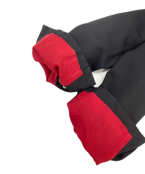 COMME des GARCONS HOMME PLUS（コムデギャルソンオムプリュス）COMME des GARCONS HOMME PLUS (コムデギャルソンオムプリュス) ウールギャバスタッズロングジャケット ブラック サイズ:Sの古着・服飾アイテム