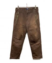 stussy（ステューシー）の古着「ダブルニーパンツ」｜ブラウン