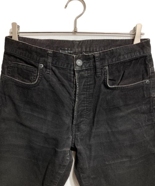 DIOR HOMME（ディオール オム）Dior Homme (ディオール オム) コーティングコーデュロイスキニーパンツ/Coated Corduroy Skinny Pants ブラック サイズ:29の古着・服飾アイテム