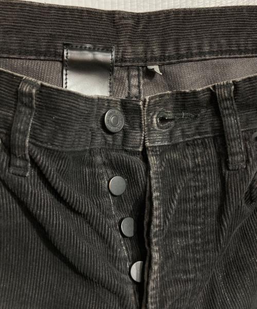 DIOR HOMME（ディオール オム）Dior Homme (ディオール オム) コーティングコーデュロイスキニーパンツ/Coated Corduroy Skinny Pants ブラック サイズ:29の古着・服飾アイテム