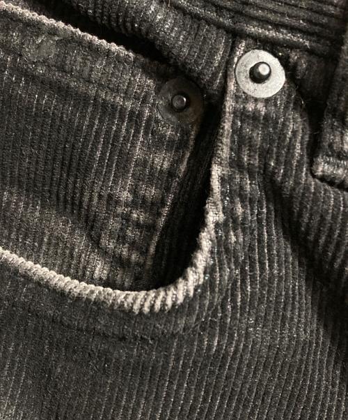 DIOR HOMME（ディオール オム）Dior Homme (ディオール オム) コーティングコーデュロイスキニーパンツ/Coated Corduroy Skinny Pants ブラック サイズ:29の古着・服飾アイテム