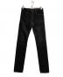 Dior Homme（ディオール オム）の古着「コーティングコーデュロイスキニーパンツ/Coated Corduroy Skinny Pants」｜ブラック
