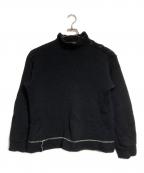 COMME des GARCONS HOMME PLUSコムデギャルソンオムプリュス）の古着「ショルダーボタンニット/Shoulder button sweater」｜ブラック
