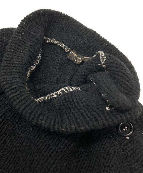 COMME des GARCONS HOMME PLUS（コムデギャルソンオムプリュス）COMME des GARCONS HOMME PLUS (コムデギャルソンオムプリュス) ショルダーボタンニット/Shoulder button sweater ブラック サイズ:-の古着・服飾アイテム