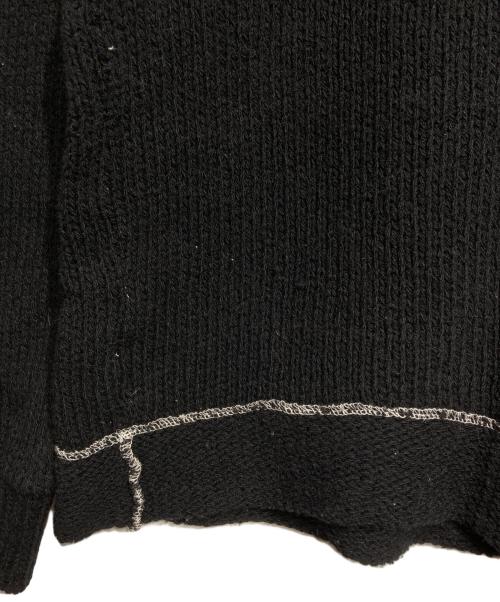 COMME des GARCONS HOMME PLUS（コムデギャルソンオムプリュス）COMME des GARCONS HOMME PLUS (コムデギャルソンオムプリュス) ショルダーボタンニット/Shoulder button sweater ブラック サイズ:-の古着・服飾アイテム