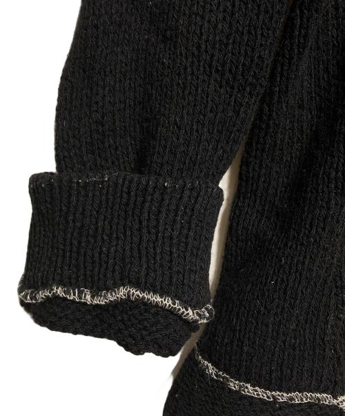 COMME des GARCONS HOMME PLUS（コムデギャルソンオムプリュス）COMME des GARCONS HOMME PLUS (コムデギャルソンオムプリュス) ショルダーボタンニット/Shoulder button sweater ブラック サイズ:-の古着・服飾アイテム