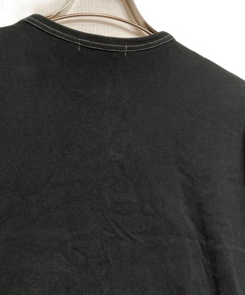 COMME des GARCONS HOMME（コムデギャルソン オム）COMME des GARCONS HOMME (コムデギャルソン オム) ボーダースリーブL/Sカットソー/Striped Sleeve Long Sleeve Tee ブラック×カーキ サイズ:Ｓの古着・服飾アイテム