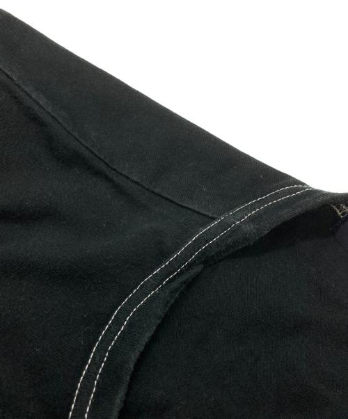 COMME des GARCONS HOMME（コムデギャルソン オム）COMME des GARCONS HOMME (コムデギャルソン オム) ボーダースリーブL/Sカットソー/Striped Sleeve Long Sleeve Tee ブラック×カーキ サイズ:Ｓの古着・服飾アイテム