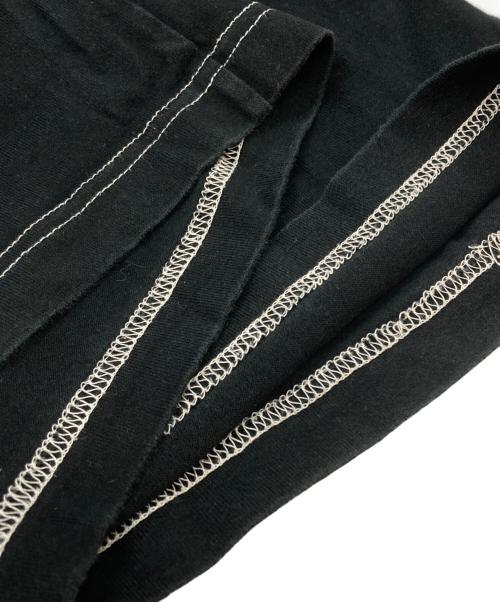 COMME des GARCONS HOMME（コムデギャルソン オム）COMME des GARCONS HOMME (コムデギャルソン オム) ボーダースリーブL/Sカットソー/Striped Sleeve Long Sleeve Tee ブラック×カーキ サイズ:Ｓの古着・服飾アイテム