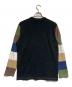 COMME des GARCONS HOMME (コムデギャルソン オム) ボーダースリーブL/Sカットソー/Striped Sleeve Long Sleeve Tee ブラック×カーキ サイズ:Ｓ：14000円
