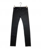DIOR HOMMEディオール オム）の古着「ボタンフライストレッチスキニーデニムパンツ/Button Fly Stretch Skinny Jeans」｜ブラック