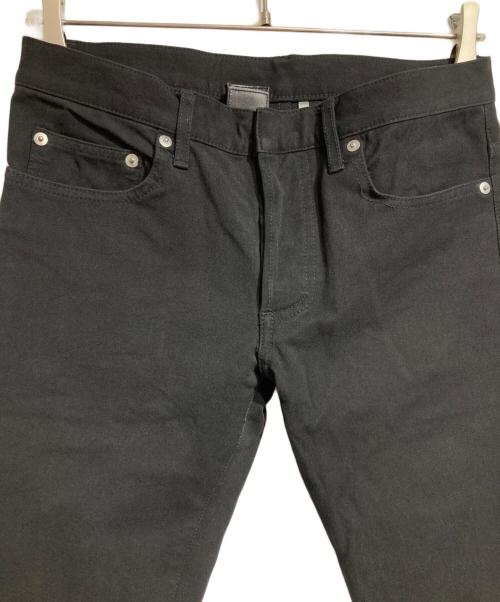 DIOR HOMME（ディオール オム）Dior Homme (ディオール オム) ボタンフライストレッチスキニーデニムパンツ/Button Fly Stretch Skinny Jeans ブラック サイズ:28の古着・服飾アイテム