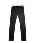 Dior Homme（ディオール オム）の古着「ボタンフライストレッチスキニーデニムパンツ/Button Fly Stretch Skinny Jeans」｜ブラック