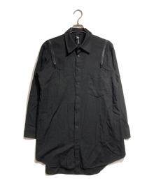 GROUND Y（グラウンドワイ）の古着「Zipper Shirt/ジッパーシャツ」｜ブラック