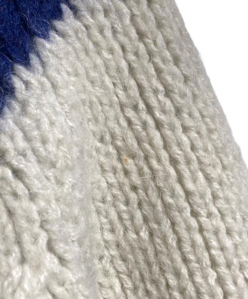 DRIES VAN NOTEN（ドリスヴァンノッテン）DRIES VAN NOTEN (ドリスヴァンノッテン) モヘアアルパカブレンドニット/Mohair Alpaca Blend Knit ブルー サイズ:Sの古着・服飾アイテム