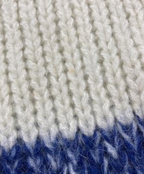 DRIES VAN NOTEN（ドリスヴァンノッテン）DRIES VAN NOTEN (ドリスヴァンノッテン) モヘアアルパカブレンドニット/Mohair Alpaca Blend Knit ブルー サイズ:Sの古着・服飾アイテム