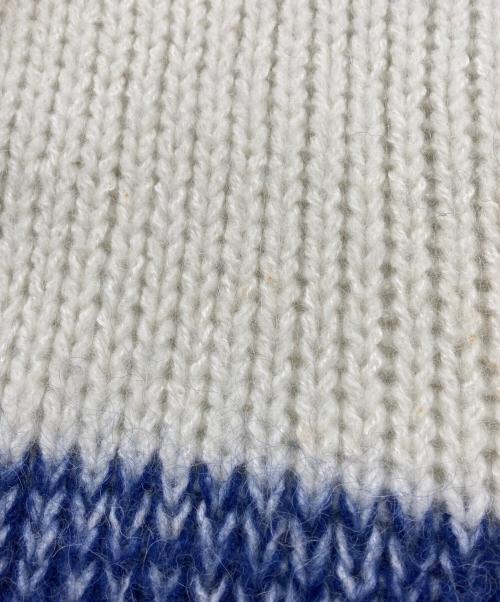 DRIES VAN NOTEN（ドリスヴァンノッテン）DRIES VAN NOTEN (ドリスヴァンノッテン) モヘアアルパカブレンドニット/Mohair Alpaca Blend Knit ブルー サイズ:Sの古着・服飾アイテム