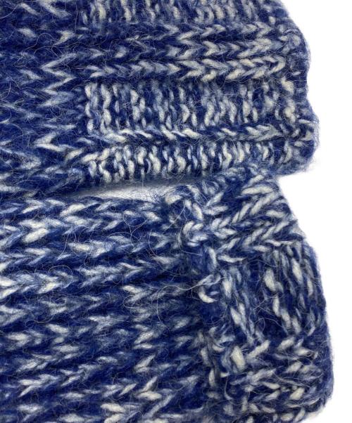 DRIES VAN NOTEN（ドリスヴァンノッテン）DRIES VAN NOTEN (ドリスヴァンノッテン) モヘアアルパカブレンドニット/Mohair Alpaca Blend Knit ブルー サイズ:Sの古着・服飾アイテム