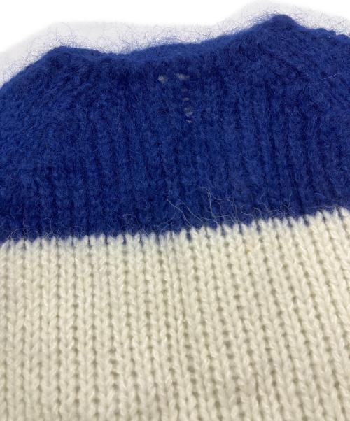 DRIES VAN NOTEN（ドリスヴァンノッテン）DRIES VAN NOTEN (ドリスヴァンノッテン) モヘアアルパカブレンドニット/Mohair Alpaca Blend Knit ブルー サイズ:Sの古着・服飾アイテム