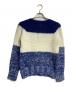 DRIES VAN NOTEN（ドリスヴァンノッテン）の古着「モヘアアルパカブレンドニット/Mohair Alpaca Blend Knit」｜ブルー