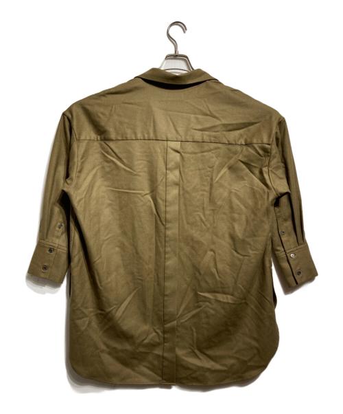 SACRA（サクラ）SACRA (サクラ) SUPER FINE FLANNEL SHIRT/スーパーファインフランネルシャツ ブラウン サイズ:38の古着・服飾アイテム