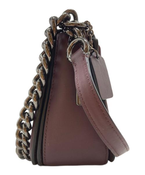 COACH（コーチ）COACH (コーチ) チェーンショルダーバッグ/chain shoulder bag ワインレッドの古着・服飾アイテム