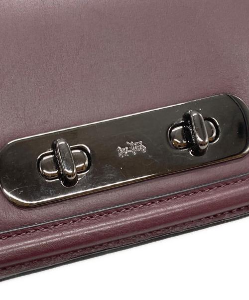 COACH（コーチ）COACH (コーチ) チェーンショルダーバッグ/chain shoulder bag ワインレッドの古着・服飾アイテム