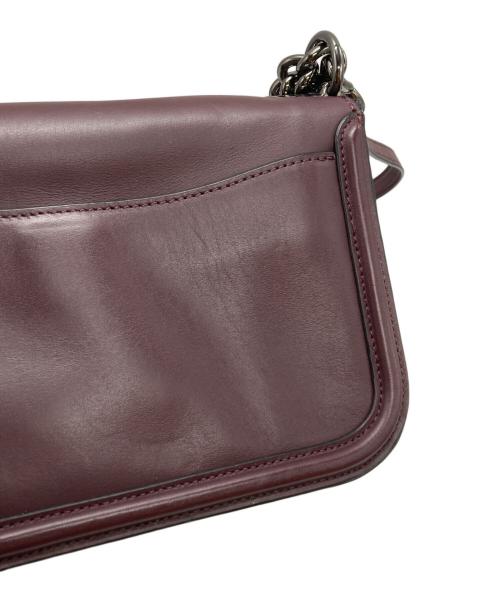 COACH（コーチ）COACH (コーチ) チェーンショルダーバッグ/chain shoulder bag ワインレッドの古着・服飾アイテム