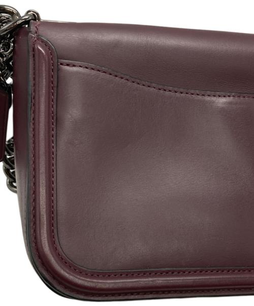 COACH（コーチ）COACH (コーチ) チェーンショルダーバッグ/chain shoulder bag ワインレッドの古着・服飾アイテム
