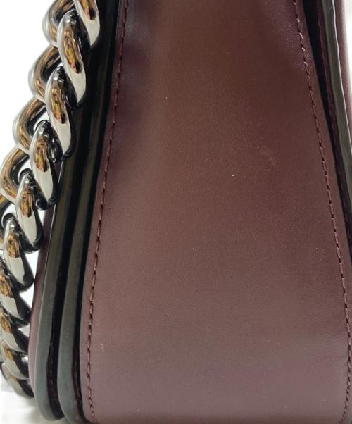 COACH（コーチ）COACH (コーチ) チェーンショルダーバッグ/chain shoulder bag ワインレッドの古着・服飾アイテム