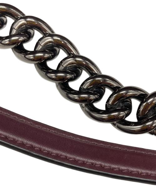COACH（コーチ）COACH (コーチ) チェーンショルダーバッグ/chain shoulder bag ワインレッドの古着・服飾アイテム
