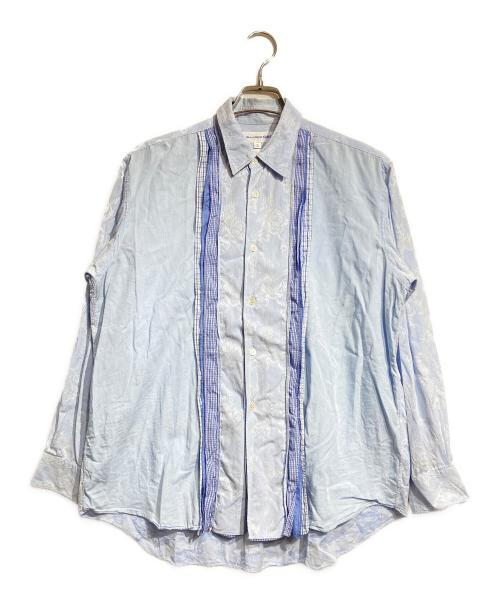 COMME des GARCONS SHIRT（コムデギャルソンシャツ）COMME des GARCONS SHIRT (コムデギャルソンシャツ) クレイジーパターンシャツ/Crazy Pattern Shirt ブルー サイズ:Sの古着・服飾アイテム
