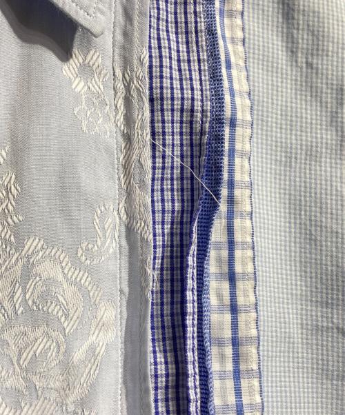 COMME des GARCONS SHIRT（コムデギャルソンシャツ）COMME des GARCONS SHIRT (コムデギャルソンシャツ) クレイジーパターンシャツ/Crazy Pattern Shirt ブルー サイズ:Sの古着・服飾アイテム