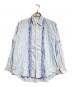 COMME des GARCONS SHIRT（コムデギャルソンシャツ）の古着「クレイジーパターンシャツ/Crazy Pattern Shirt」｜ブルー
