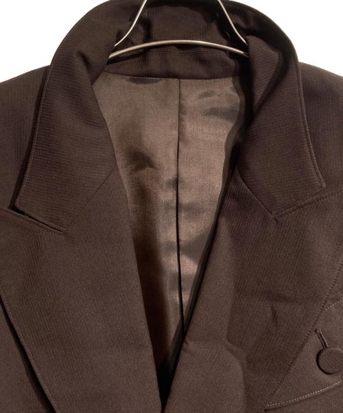Jean Paul GAULTIER CLASSIQUE（ジャンポールゴルチエクラシック）Jean Paul GAULTIER CLASSIQUE (ジャンポールゴルチエクラシック) ダブルブレストストライプセットアップ/Double-Breasted Striped Suit ブラウン サイズ:48の古着・服飾アイテム