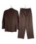 Jean Paul GAULTIER CLASSIQUE (ジャンポールゴルチエクラシック) ダブルブレストストライプセットアップ/Double-Breasted Striped Suit ブラウン サイズ:48：30000円