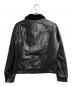 Saint Laurent Paris (サンローランパリ) ムートンレザートラッカージャケット/Shearling Trucker Jacket ブラック サイズ:48：140000円