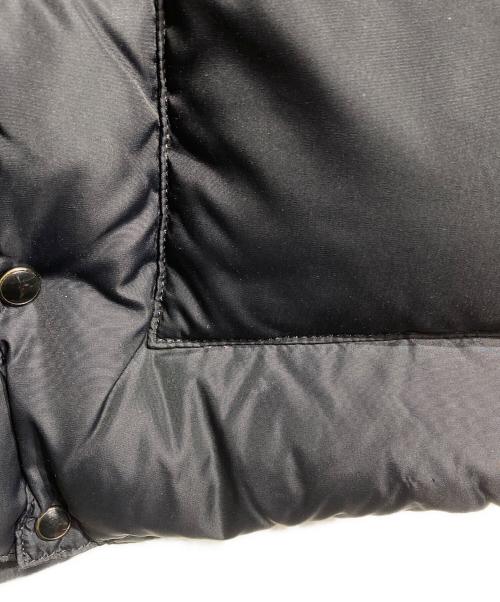 RockyMountainFeatherBed（ロッキーマウンテンフェザーベッド）RockyMountainFeatherBed (ロッキーマウンテンフェザーベッド) レザーヨークダウンジャケット/Leather yoke down jacket ブラック サイズ:38の古着・服飾アイテム