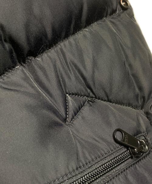 RockyMountainFeatherBed（ロッキーマウンテンフェザーベッド）RockyMountainFeatherBed (ロッキーマウンテンフェザーベッド) レザーヨークダウンジャケット/Leather yoke down jacket ブラック サイズ:38の古着・服飾アイテム