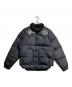 RockyMountainFeatherBed（ロッキーマウンテンフェザーベッド）の古着「レザーヨークダウンジャケット/Leather yoke down jacket」｜ブラック