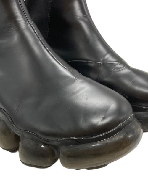 Mikio Sakabe（ミキオサカベ）Mikio Sakabe (ミキオサカベ) サイドゴアレザーブーツ/Side-gore leather boots ブラック サイズ:28の古着・服飾アイテム