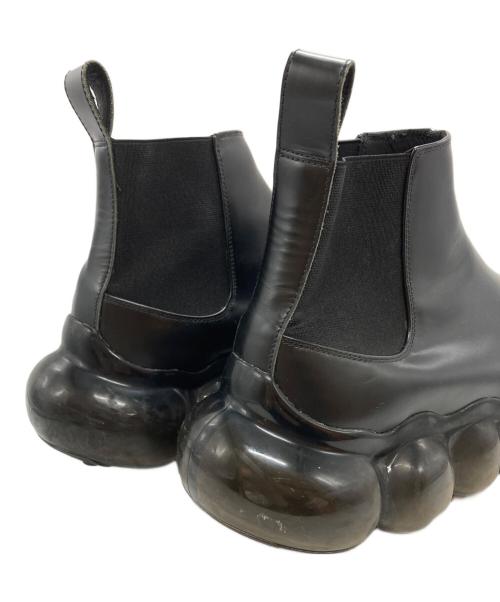 Mikio Sakabe（ミキオサカベ）Mikio Sakabe (ミキオサカベ) サイドゴアレザーブーツ/Side-gore leather boots ブラック サイズ:28の古着・服飾アイテム