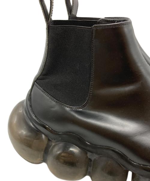 Mikio Sakabe（ミキオサカベ）Mikio Sakabe (ミキオサカベ) サイドゴアレザーブーツ/Side-gore leather boots ブラック サイズ:28の古着・服飾アイテム