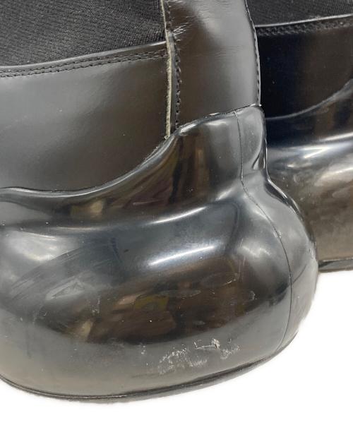 Mikio Sakabe（ミキオサカベ）Mikio Sakabe (ミキオサカベ) サイドゴアレザーブーツ/Side-gore leather boots ブラック サイズ:28の古着・服飾アイテム